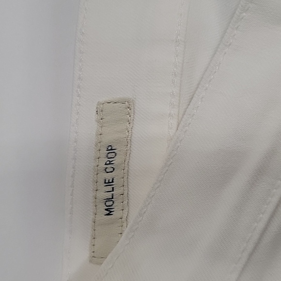 Lucky Brand White Mollie Crop Jeans, Size 8/29, EUC - Picture 4 of 8